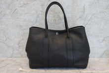 将图片加载到图库查看器，HERMES  GARDEN PARTY PM Negonda leather Black □K刻印 Tote bag 600120288
