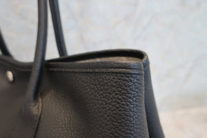 HERMES  GARDEN PARTY PM Negonda leather Black □K刻印 Tote bag 600120288