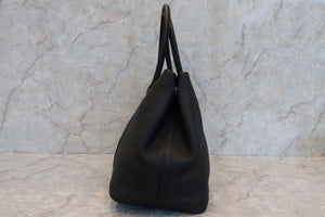 HERMES  GARDEN PARTY PM Negonda leather Black □K刻印 Tote bag 600120288