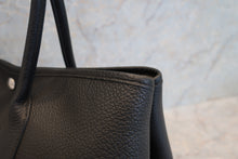 将图片加载到图库查看器，HERMES  GARDEN PARTY PM Negonda leather Black □K刻印 Tote bag 600120288
