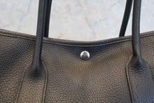 将图片加载到图库查看器，HERMES  GARDEN PARTY PM Negonda leather Black □K刻印 Tote bag 600120288
