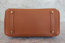 画像をギャラリービューアに読み込む, HERMES/エルメス バーキン30 トゴ ゴールド □H刻印 ハンドバッグ 800030159