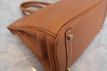 画像をギャラリービューアに読み込む, HERMES/エルメス バーキン30 トゴ ゴールド □H刻印 ハンドバッグ 800030159