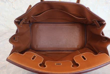 画像をギャラリービューアに読み込む, HERMES/エルメス バーキン30 トゴ ゴールド □H刻印 ハンドバッグ 800030159