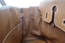 画像をギャラリービューアに読み込む, HERMES/エルメス バーキン30 トゴ ゴールド □H刻印 ハンドバッグ 800030159
