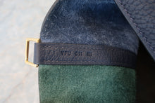 画像をギャラリービューアに読み込む, HERMES/エルメス ピコタンロックカザック2 MM トリヨンクレマンス ブルーニュイ/ヴェールシプレ/ブラック Y刻印 ハンドバッグ 800040045