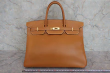画像をギャラリービューアに読み込む, HERMES/エルメス バーキン40 アルデンヌ ナチュラル □A刻印 ハンドバッグ 800020006