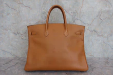 画像をギャラリービューアに読み込む, HERMES/エルメス バーキン40 アルデンヌ ナチュラル □A刻印 ハンドバッグ 800020006