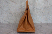 画像をギャラリービューアに読み込む, HERMES/エルメス バーキン40 アルデンヌ ナチュラル □A刻印 ハンドバッグ 800020006