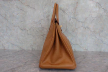 画像をギャラリービューアに読み込む, HERMES/エルメス バーキン40 アルデンヌ ナチュラル □A刻印 ハンドバッグ 800020006