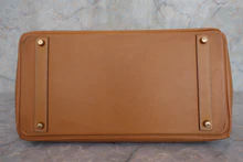 画像をギャラリービューアに読み込む, HERMES/エルメス バーキン40 アルデンヌ ナチュラル □A刻印 ハンドバッグ 800020006