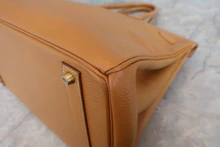 画像をギャラリービューアに読み込む, HERMES／エルメス バーキン40 アルデンヌ ナチュラル □A刻印 ハンドバッグ 800020006
