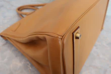 画像をギャラリービューアに読み込む, HERMES/エルメス バーキン40 アルデンヌ ナチュラル □A刻印 ハンドバッグ 800020006
