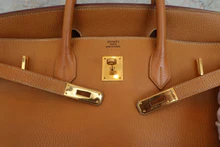 画像をギャラリービューアに読み込む, HERMES／エルメス バーキン40 アルデンヌ ナチュラル □A刻印 ハンドバッグ 800020006
