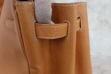 画像をギャラリービューアに読み込む, HERMES/エルメス バーキン40 アルデンヌ ナチュラル □A刻印 ハンドバッグ 800020006