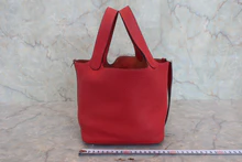 画像をギャラリービューアに読み込む, HERMES/エルメス ピコタンロックPM トリヨンクレマンス ルージュカザック A刻印 ハンドバッグ 800040035