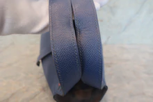 画像をギャラリービューアに読み込む, HERMES／エルメス ピコタンロックＰＭトレサージュ ヴォーエプソン ブルーブライトン/カプシーヌ/ブルーサフィール C刻印 ハンドバッグ 700120149
