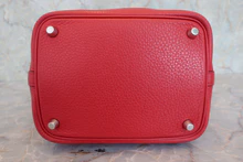 画像をギャラリービューアに読み込む, HERMES/エルメス ピコタンロックPM トリヨンクレマンス ルージュカザック A刻印 ハンドバッグ 800040035