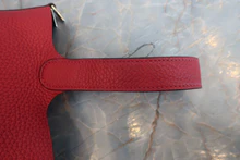 画像をギャラリービューアに読み込む, HERMES／エルメス ピコタンロックＰＭ トリヨンクレマンス ルージュカザック A刻印 ハンドバッグ 800040035
