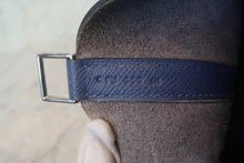 画像をギャラリービューアに読み込む, HERMES/エルメス ピコタンロックPMトレサージュ ヴォーエプソン ブルーブライトン/カプシーヌ/ブルーサフィール C刻印 ハンドバッグ 700120149