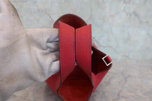 画像をギャラリービューアに読み込む, HERMES/エルメス ピコタンロックPM トリヨンクレマンス ルージュカザック A刻印 ハンドバッグ 800040035