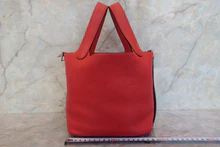 画像をギャラリービューアに読み込む, HERMES／エルメス ピコタンロックＰＭ トリヨンクレマンス ヴァーミリオン A刻印 ハンドバッグ 700120158
