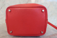 画像をギャラリービューアに読み込む, HERMES/エルメス ピコタンロックPM トリヨンクレマンス ヴァーミリオン A刻印 ハンドバッグ 700120158