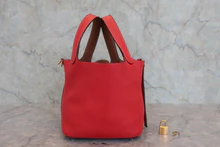 画像をギャラリービューアに読み込む, HERMES／エルメス ピコタンロックカザックPM トリヨンクレマンス ルージュクー/ゴールド D刻印 ハンドバッグ 800040058
