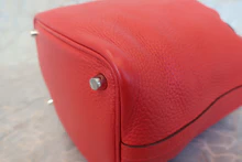 画像をギャラリービューアに読み込む, HERMES/エルメス ピコタンロックPM トリヨンクレマンス ヴァーミリオン A刻印 ハンドバッグ 700120158