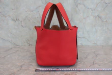 画像をギャラリービューアに読み込む, HERMES／エルメス ピコタンロックカザックPM トリヨンクレマンス ルージュクー/ゴールド D刻印 ハンドバッグ 800040058
