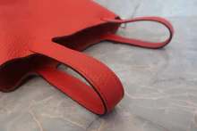 画像をギャラリービューアに読み込む, HERMES/エルメス ピコタンロックPM トリヨンクレマンス ヴァーミリオン A刻印 ハンドバッグ 700120158