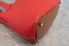 画像をギャラリービューアに読み込む, HERMES／エルメス ピコタンロックカザックPM トリヨンクレマンス ルージュクー/ゴールド D刻印 ハンドバッグ 800040058

