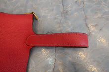 画像をギャラリービューアに読み込む, HERMES／エルメス ピコタンロックカザックPM トリヨンクレマンス ルージュクー/ゴールド D刻印 ハンドバッグ 800040058
