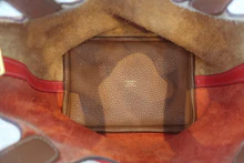 画像をギャラリービューアに読み込む, HERMES/エルメス ピコタンロックカザックPM トリヨンクレマンス ルージュクー/ゴールド D刻印 ハンドバッグ 800040058