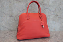 画像をギャラリービューアに読み込む, HERMES／エルメス ボリードリラックス35 ヴォーシッキム ローズジャイプール □P刻印 ハンドバッグ 800040049
