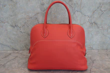 画像をギャラリービューアに読み込む, HERMES/エルメス ボリードリラックス35 ヴォーシッキム ローズジャイプール □P刻印 ハンドバッグ 800040049