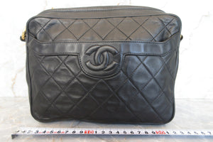 CHANEL/シャネル マトラッセフリンジチェーンショルダーバッグ ラムスキン ブラック/ゴールド金具 ショルダーバッグ 600120086