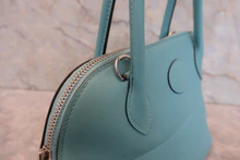 画像をギャラリービューアに読み込む, HERMES/エルメス ボリード27 ヴォースイフト ブルーアトール X刻印 ショルダーバッグ 800040048