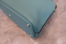 画像をギャラリービューアに読み込む, HERMES/エルメス ボリード27 ヴォースイフト ブルーアトール X刻印 ショルダーバッグ 800040048