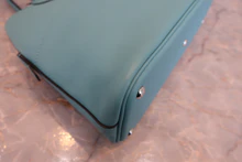 画像をギャラリービューアに読み込む, HERMES/エルメス ボリード27 ヴォースイフト ブルーアトール X刻印 ショルダーバッグ 800040048