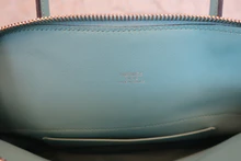 画像をギャラリービューアに読み込む, HERMES／エルメス ボリード27 ヴォースイフト ブルーアトール X刻印 ショルダーバッグ 800040048
