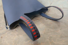 画像をギャラリービューアに読み込む, HERMES/エルメス ピコタンロックPMトレサージュ ヴォーエプソン ブルーブライトン/カプシーヌ/ブルーサフィール C刻印 ハンドバッグ 700120132