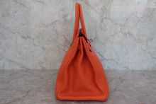 画像をギャラリービューアに読み込む, HERMES／エルメス バーキン35 トリヨンクレマンス オレンジポピー □R刻印 ハンドバッグ 800040055
