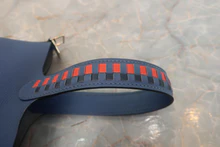 画像をギャラリービューアに読み込む, HERMES／エルメス ピコタンロックＰＭトレサージュ ヴォーエプソン ブルーブライトン/カプシーヌ/ブルーサフィール C刻印 ハンドバッグ 700120132
