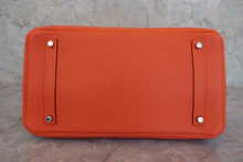 画像をギャラリービューアに読み込む, HERMES／エルメス バーキン35 トリヨンクレマンス オレンジポピー □R刻印 ハンドバッグ 800040055
