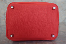 画像をギャラリービューアに読み込む, HERMES/エルメス ピコタンロックPM トリヨンクレマンス ルージュカザック A刻印 ハンドバッグ 700050026