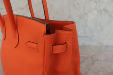画像をギャラリービューアに読み込む, HERMES／エルメス バーキン35 トリヨンクレマンス オレンジポピー □R刻印 ハンドバッグ 800040055
