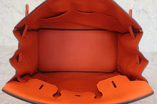 画像をギャラリービューアに読み込む, HERMES/エルメス バーキン35 トリヨンクレマンス オレンジポピー □R刻印 ハンドバッグ 800040055