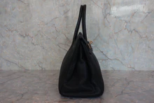 画像をギャラリービューアに読み込む, HERMES/エルメス バーキン30 トゴ ブラック □G刻印 ハンドバッグ 800030152