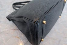 画像をギャラリービューアに読み込む, HERMES／エルメス バーキン30 トゴ ブラック □G刻印 ハンドバッグ 800030152
